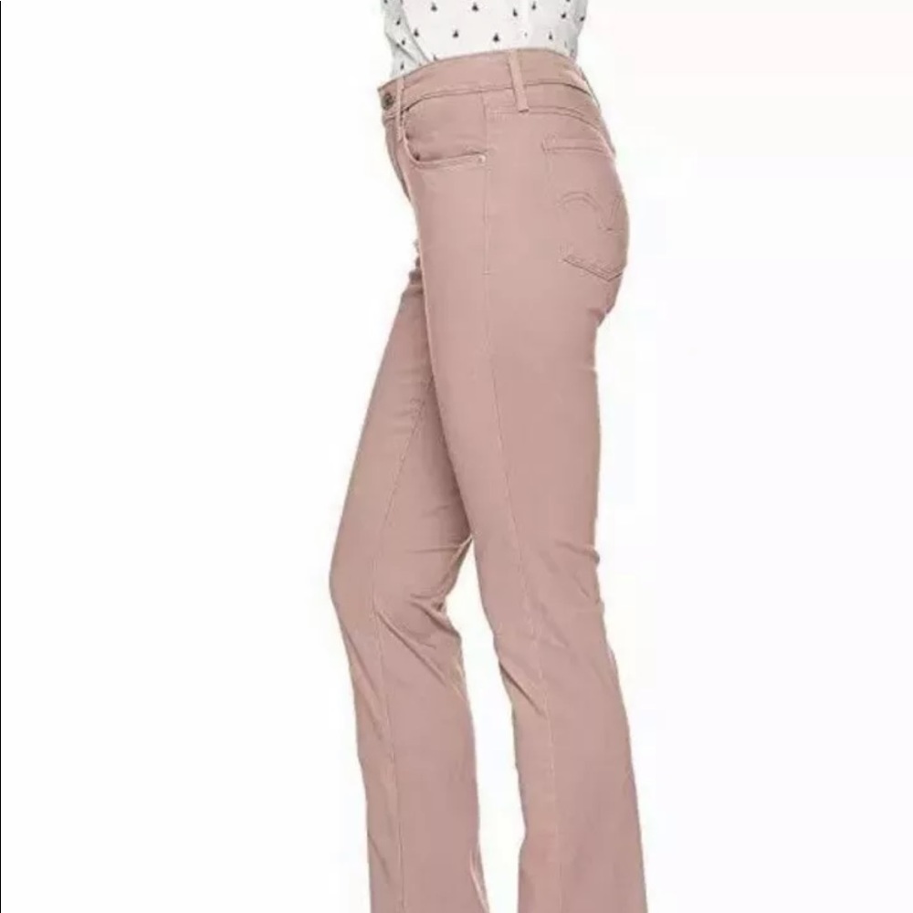 Levis 505 Straight Pastel Rose Pink Jeans A0214